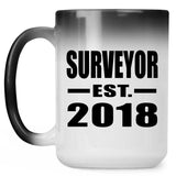 Surveyor Established EST. 2018 - 15 Oz Color Changing Mug