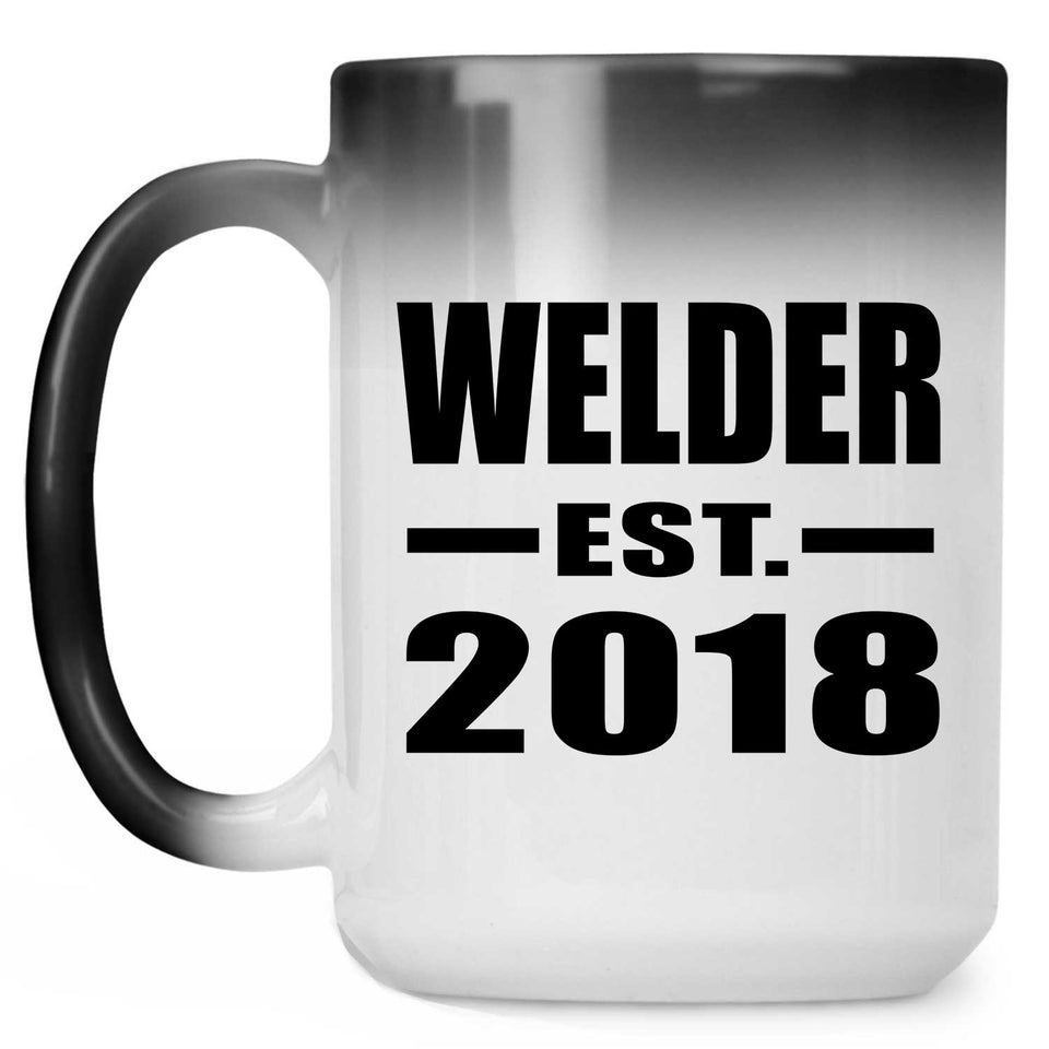 Welder Established EST. 2018 - 15 Oz Color Changing Mug