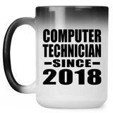 Computer Technician Since 2018 - 15 Oz Color Changing Mug