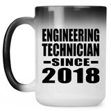 Engineering Technician Since 2018 - 15 Oz Color Changing Mug