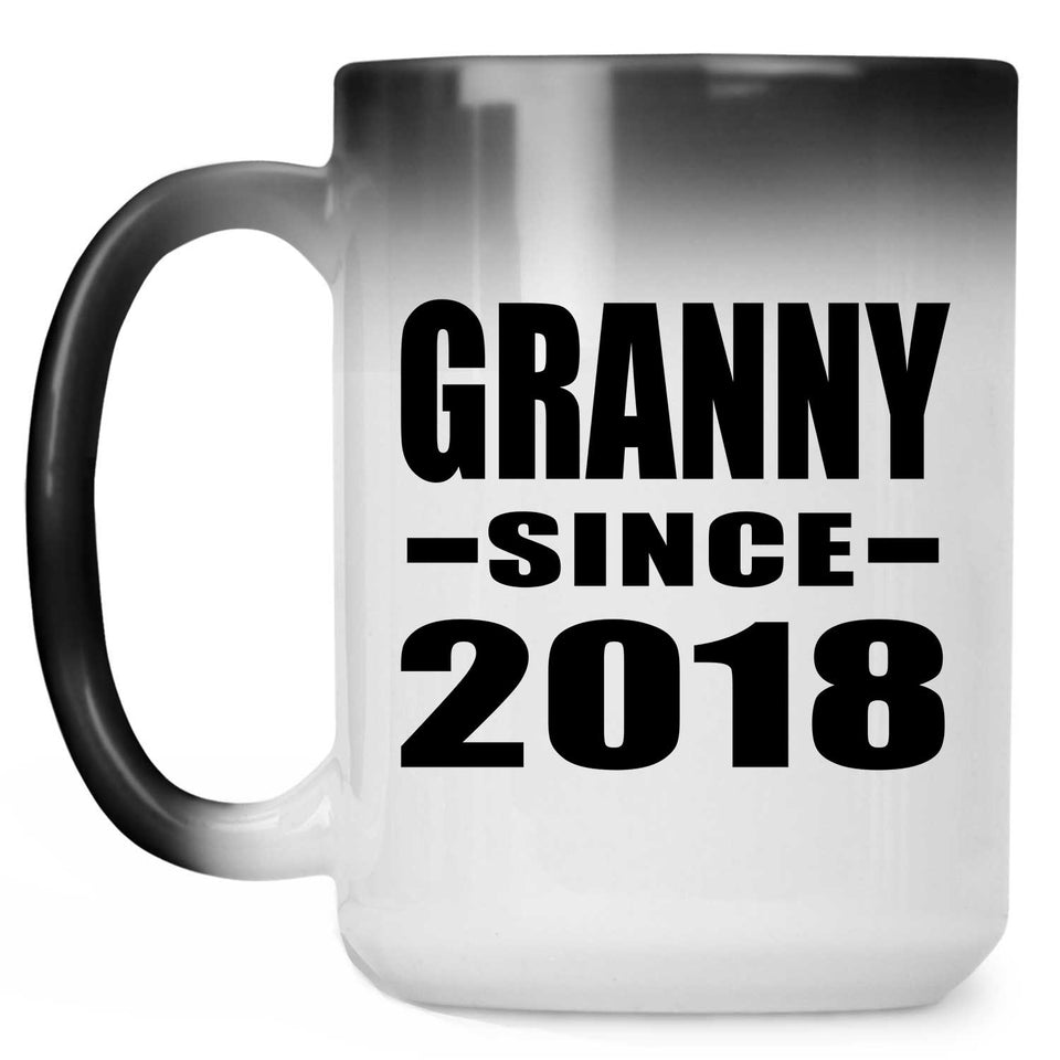 Granny Since 2018 - 15 Oz Color Changing Mug