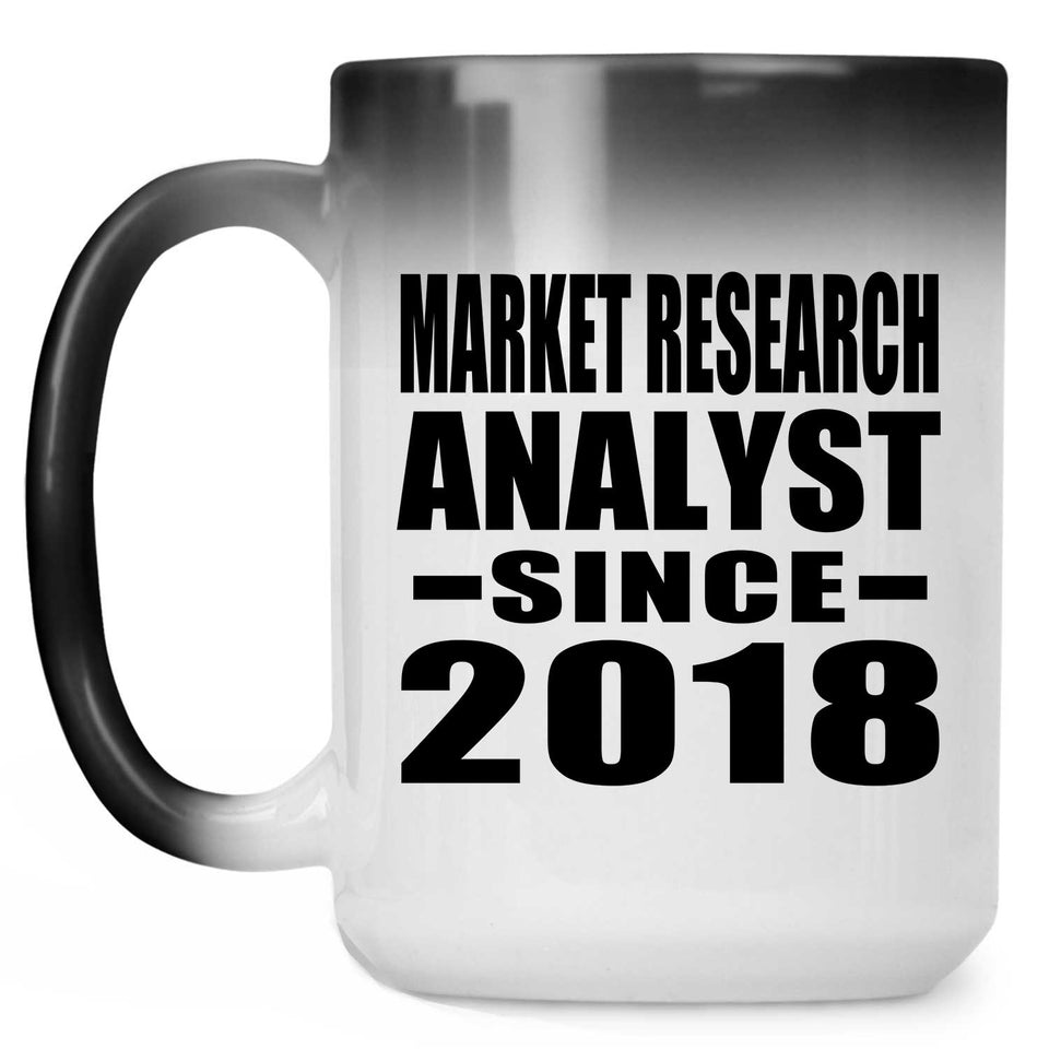 Market Research Analyst Since 2018 - 15 Oz Color Changing Mug