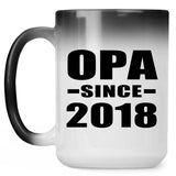 Opa Since 2018 - 15 Oz Color Changing Mug