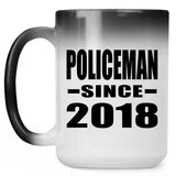 Policeman Since 2018 - 15 Oz Color Changing Mug
