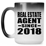 Real Estate Agent Since 2018 - 15 Oz Color Changing Mug