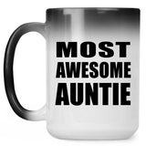 Most Awesome Auntie - 15 Oz Color Changing Mug