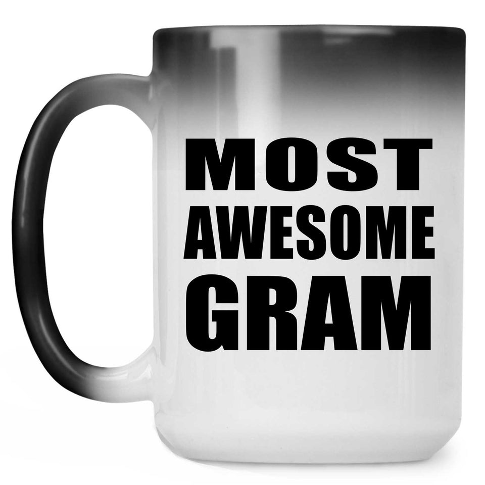 Most Awesome Gram - 15 Oz Color Changing Mug