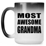 Most Awesome Grandma - 15 Oz Color Changing Mug