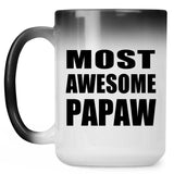 Most Awesome Papaw - 15 Oz Color Changing Mug