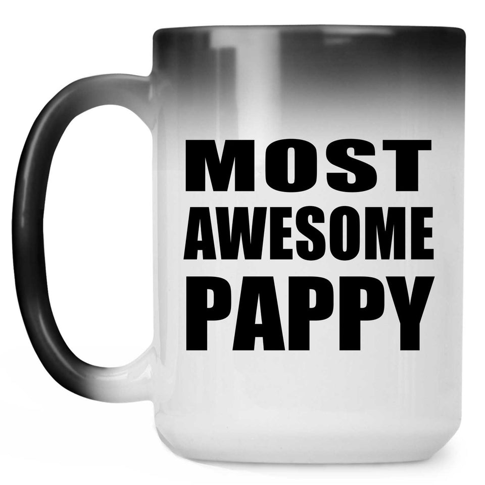 Most Awesome Pappy - 15 Oz Color Changing Mug