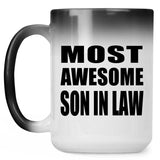 Most Awesome Son In Law - 15 Oz Color Changing Mug
