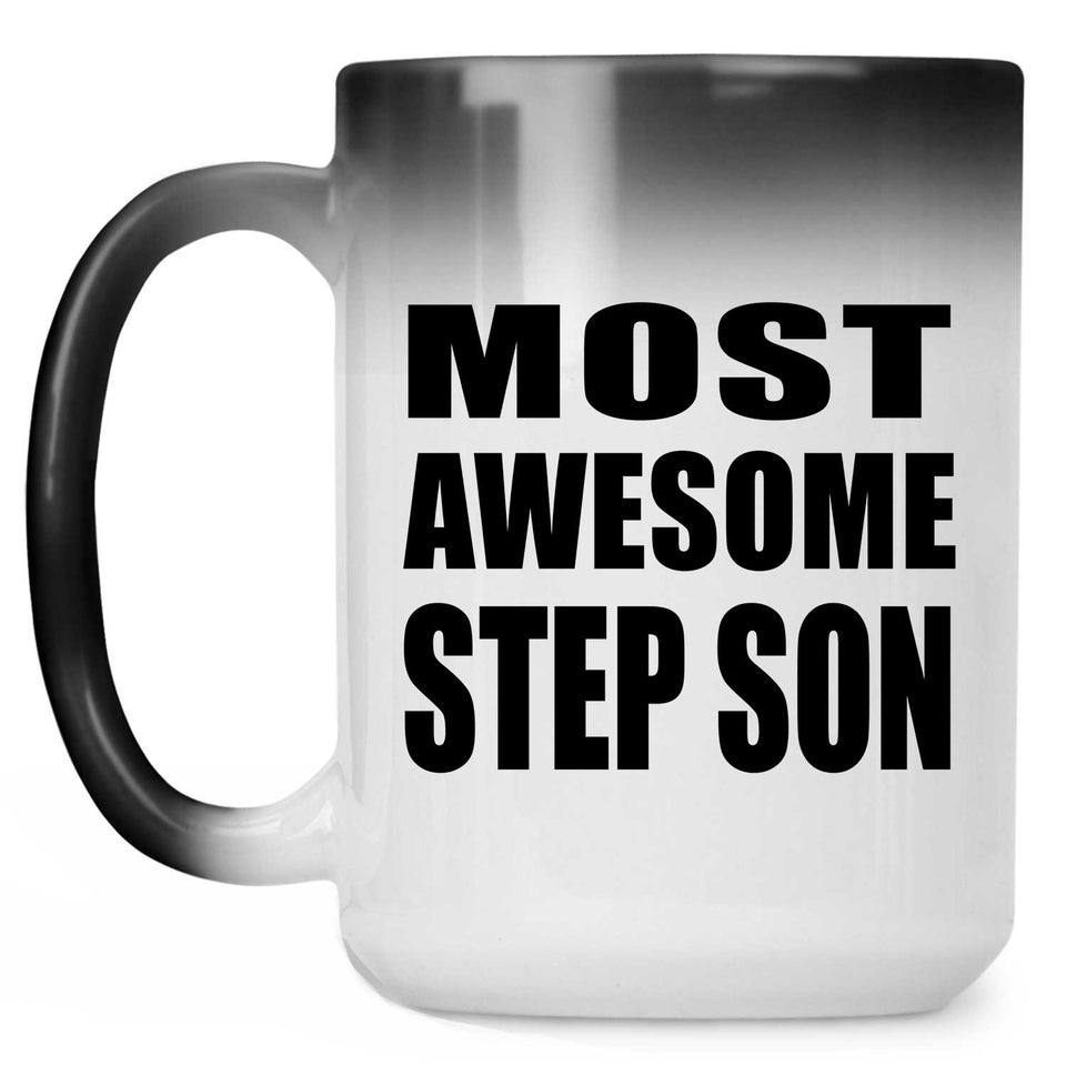Most Awesome Step Son - 15 Oz Color Changing Mug