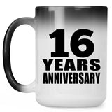 16th Anniversary 16 Years - 15 Oz Color Changing Mug