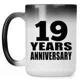 19th Anniversary 19 Years - 15 Oz Color Changing Mug