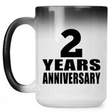 2nd Anniversary 2 Years - 15 Oz Color Changing Mug