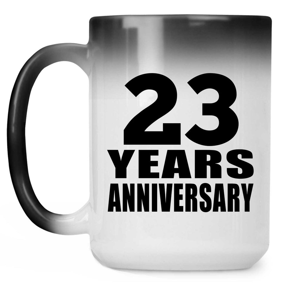 23rd Anniversary 23 Years - 15 Oz Color Changing Mug