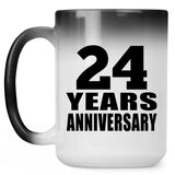 24th Anniversary 24 Years - 15 Oz Color Changing Mug
