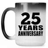 25th Anniversary 25 Years - 15 Oz Color Changing Mug