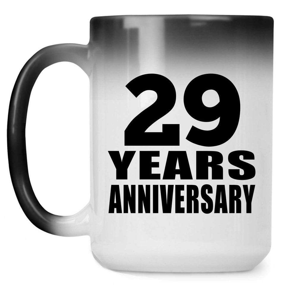 29th Anniversary 29 Years - 15 Oz Color Changing Mug