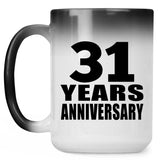 31st Anniversary 31 Years - 15 Oz Color Changing Mug