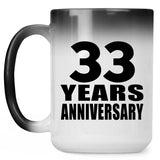 33rd Anniversary 33 Years - 15 Oz Color Changing Mug