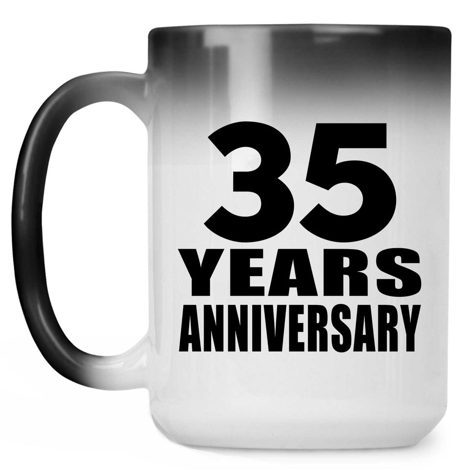 35th Anniversary 35 Years - 15 Oz Color Changing Mug