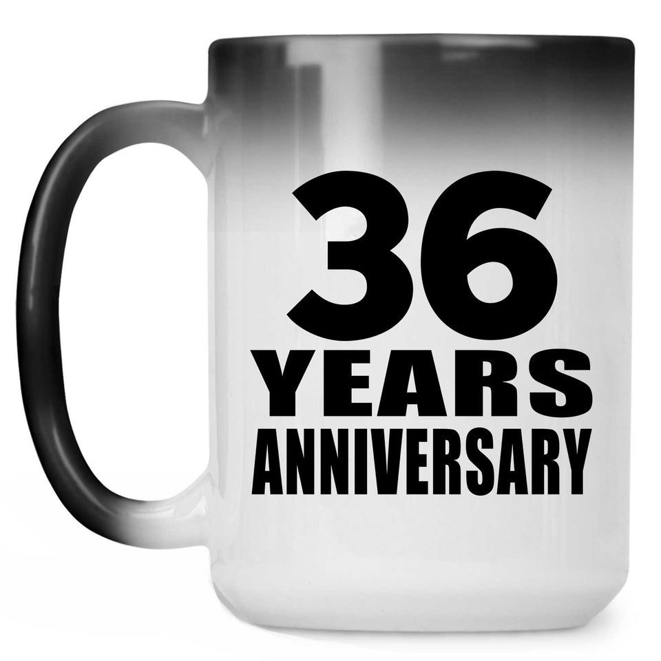 36th Anniversary 36 Years - 15 Oz Color Changing Mug