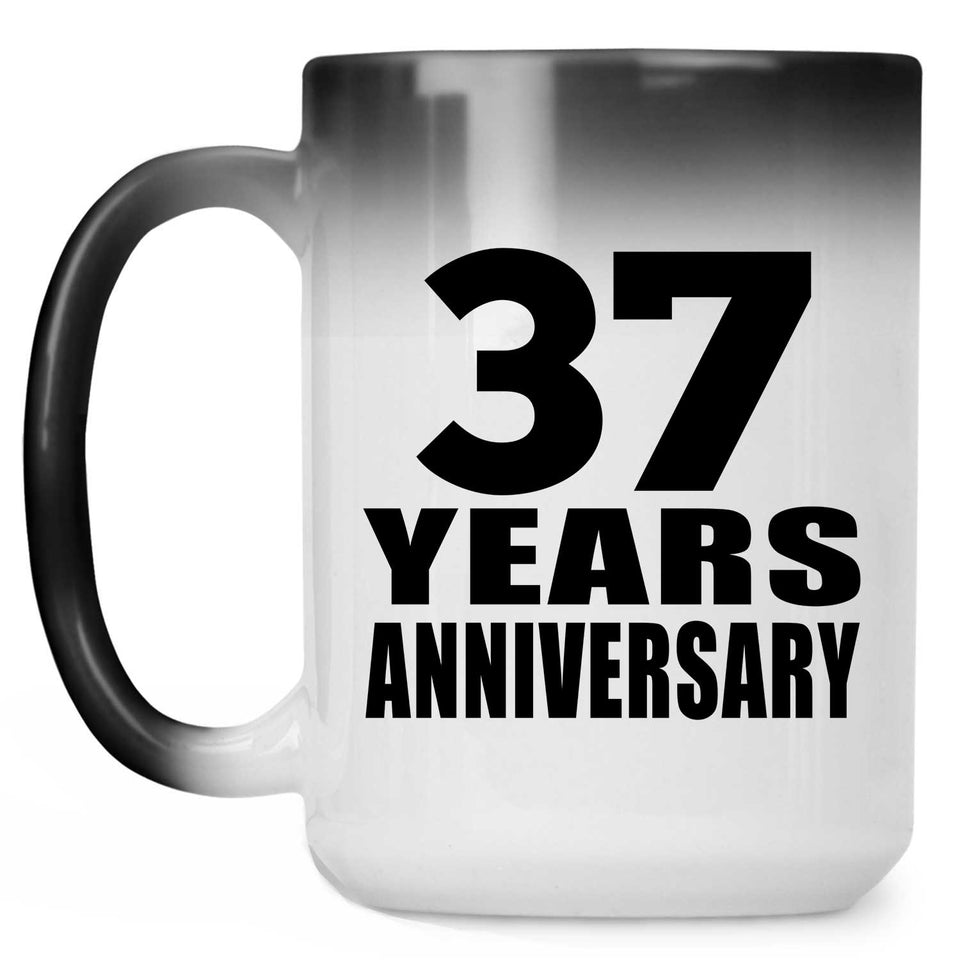 37th Anniversary 37 Years - 15 Oz Color Changing Mug