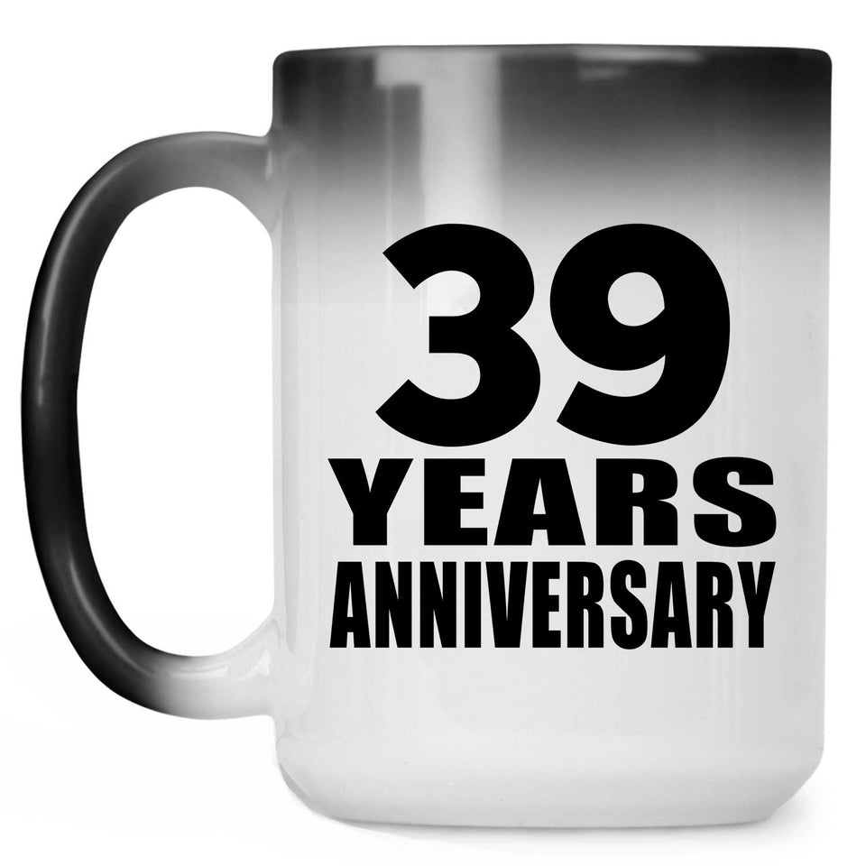39th Anniversary 39 Years - 15 Oz Color Changing Mug