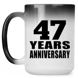 47th Anniversary 47 Years - 15 Oz Color Changing Mug
