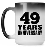 49th Anniversary 49 Years - 15 Oz Color Changing Mug