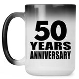 50th Anniversary 50 Years - 15 Oz Color Changing Mug