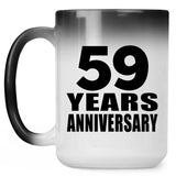 59th Anniversary 59 Years - 15 Oz Color Changing Mug