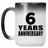 6th Anniversary 6 Years - 15 Oz Color Changing Mug