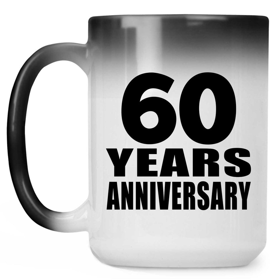 60th Anniversary 60 Years - 15 Oz Color Changing Mug