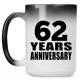 62nd Anniversary 62 Years - 15 Oz Color Changing Mug
