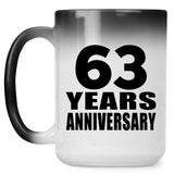 63rd Anniversary 63 Years - 15 Oz Color Changing Mug