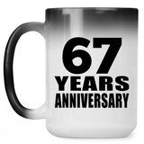 67th Anniversary 67 Years - 15 Oz Color Changing Mug