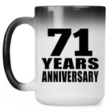 71st Anniversary 71 Years - 15 Oz Color Changing Mug