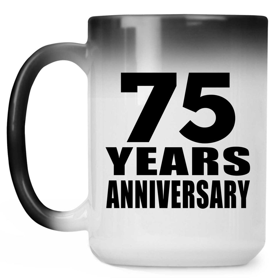 75th Anniversary 75 Years - 15 Oz Color Changing Mug