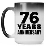 76th Anniversary 76 Years - 15 Oz Color Changing Mug