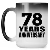 78th Anniversary 78 Years - 15 Oz Color Changing Mug