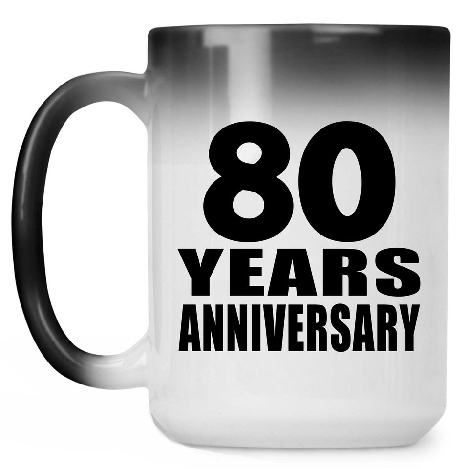 80th Anniversary 80 Years - 15 Oz Color Changing Mug