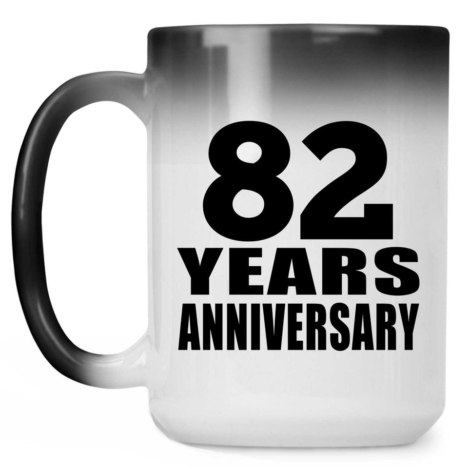 82nd Anniversary 82 Years - 15 Oz Color Changing Mug