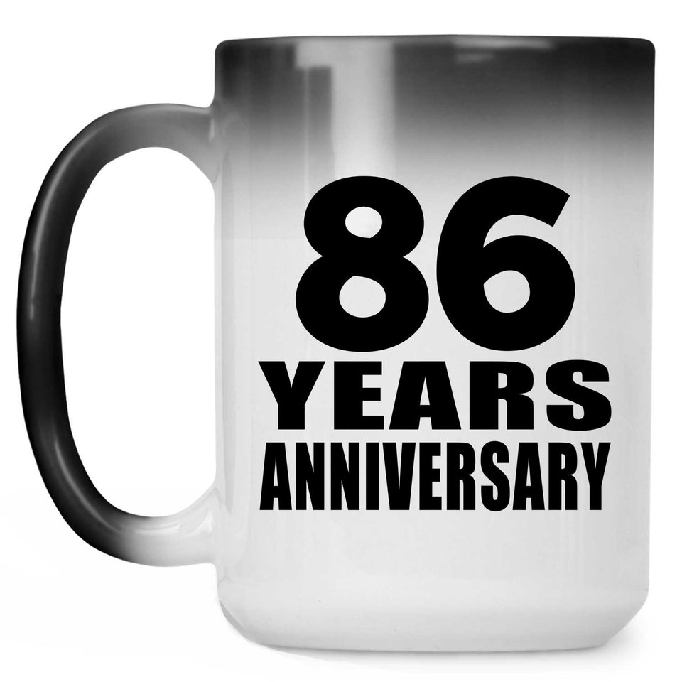86th Anniversary 86 Years - 15 Oz Color Changing Mug