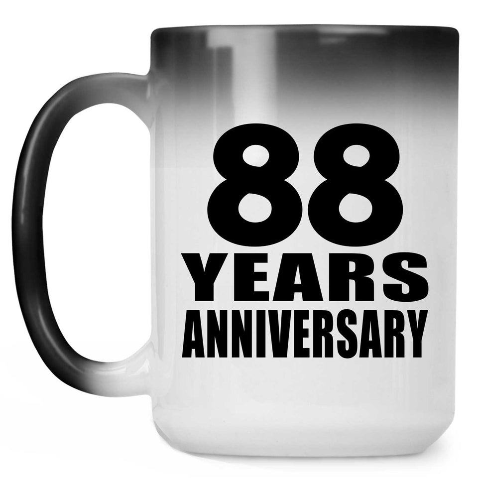 88th Anniversary 88 Years - 15 Oz Color Changing Mug
