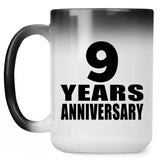 9th Anniversary 9 Years - 15 Oz Color Changing Mug