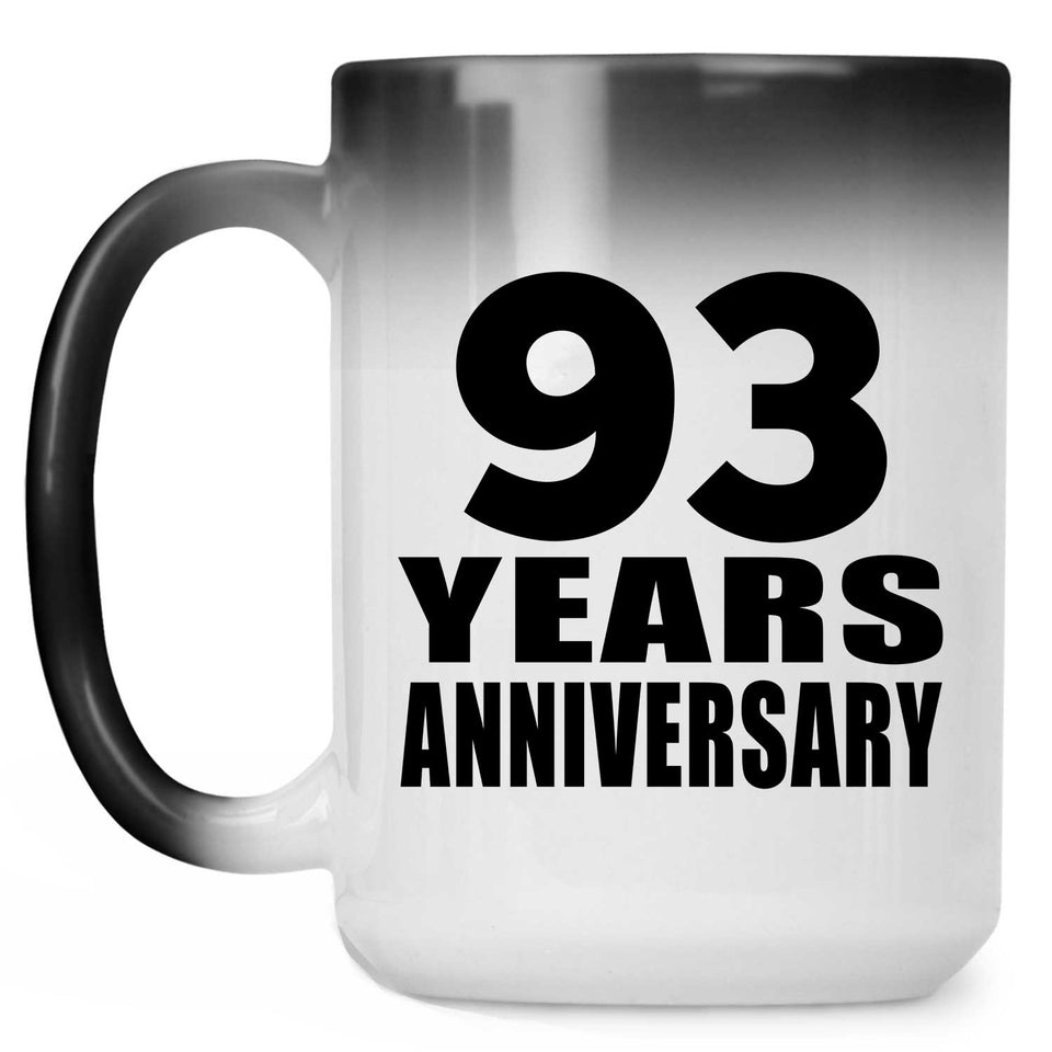93rd Anniversary 93 Years - 15 Oz Color Changing Mug