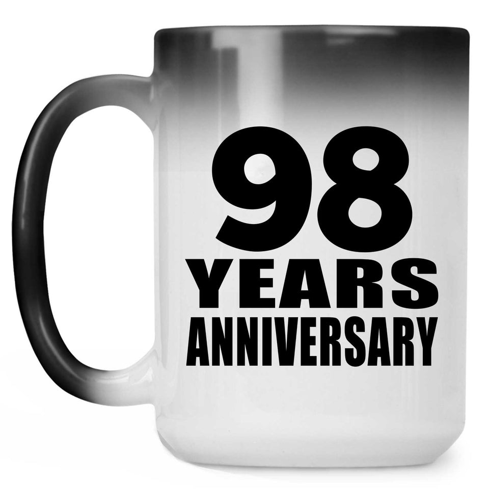 98th Anniversary 98 Years - 15 Oz Color Changing Mug