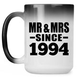 30th Anniversary Mr & Mrs Since 1994 - 15 Oz Color Changing Mug